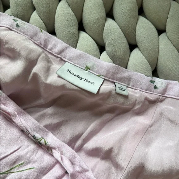 Sunday Best Light Pink Floral Skirt - Picture 5 of 5